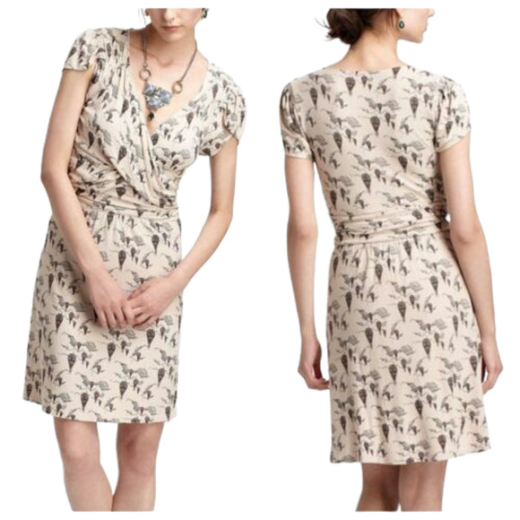39. Anthropologie Leifnotes Up & Away Hot Air Balloon Print Mini Sheath Dress S